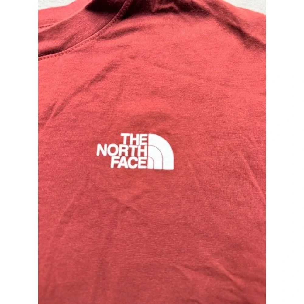 The North Face Mens Red Short Sleeve Graphic Logo T-Shirt Size Large NF0A4M8L
